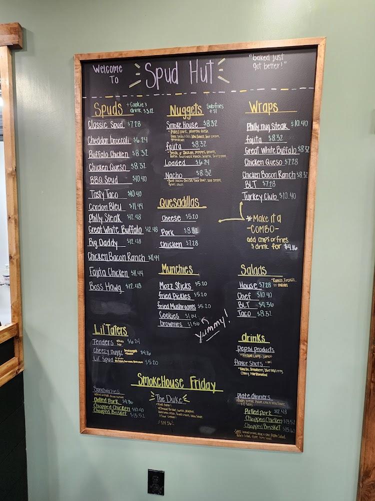 Spud Hut Menu image 1