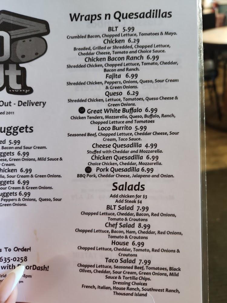 Spud Hut Menu image 2