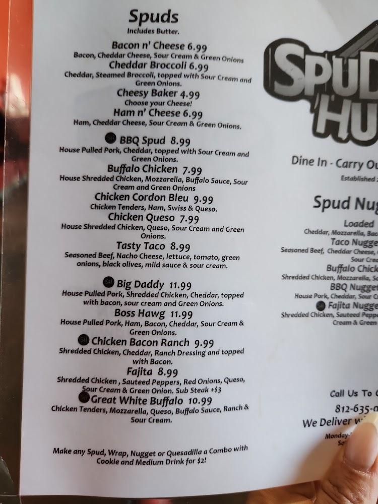 Spud Hut Menu image 3
